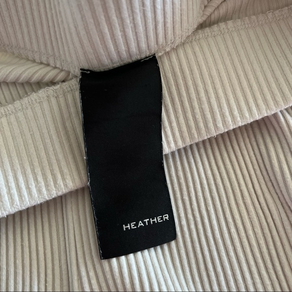 Heather Super High Rise Ribbed Leggings - Cream - Picture 7 of 7